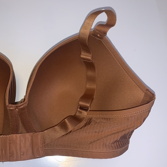🆕 Freya “Idol” Striped Terracotta Satin Bra - Women’s Size 36G / G36 - Picture 7 of 9